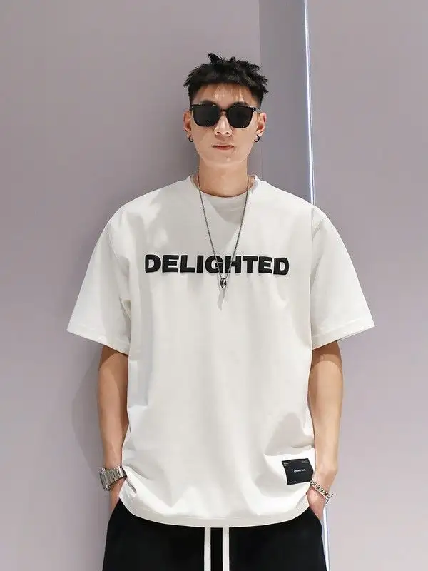 Versatile Half Sleeve T-shirt Casual Couple Short Sleeve Top