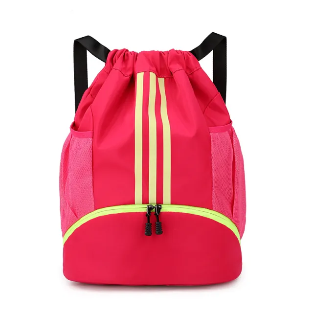Drawstring Travel Bag Shoulder Unisex Crossbody Bag Rose - Shop at LoveMi