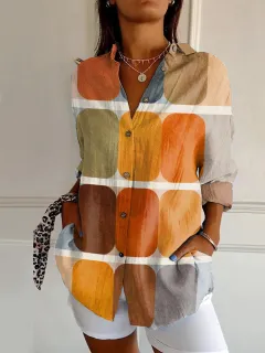 New Women's Summer Animal Pattern 3D Printed Shirt - Yk2417Mc-3Xl - View 1