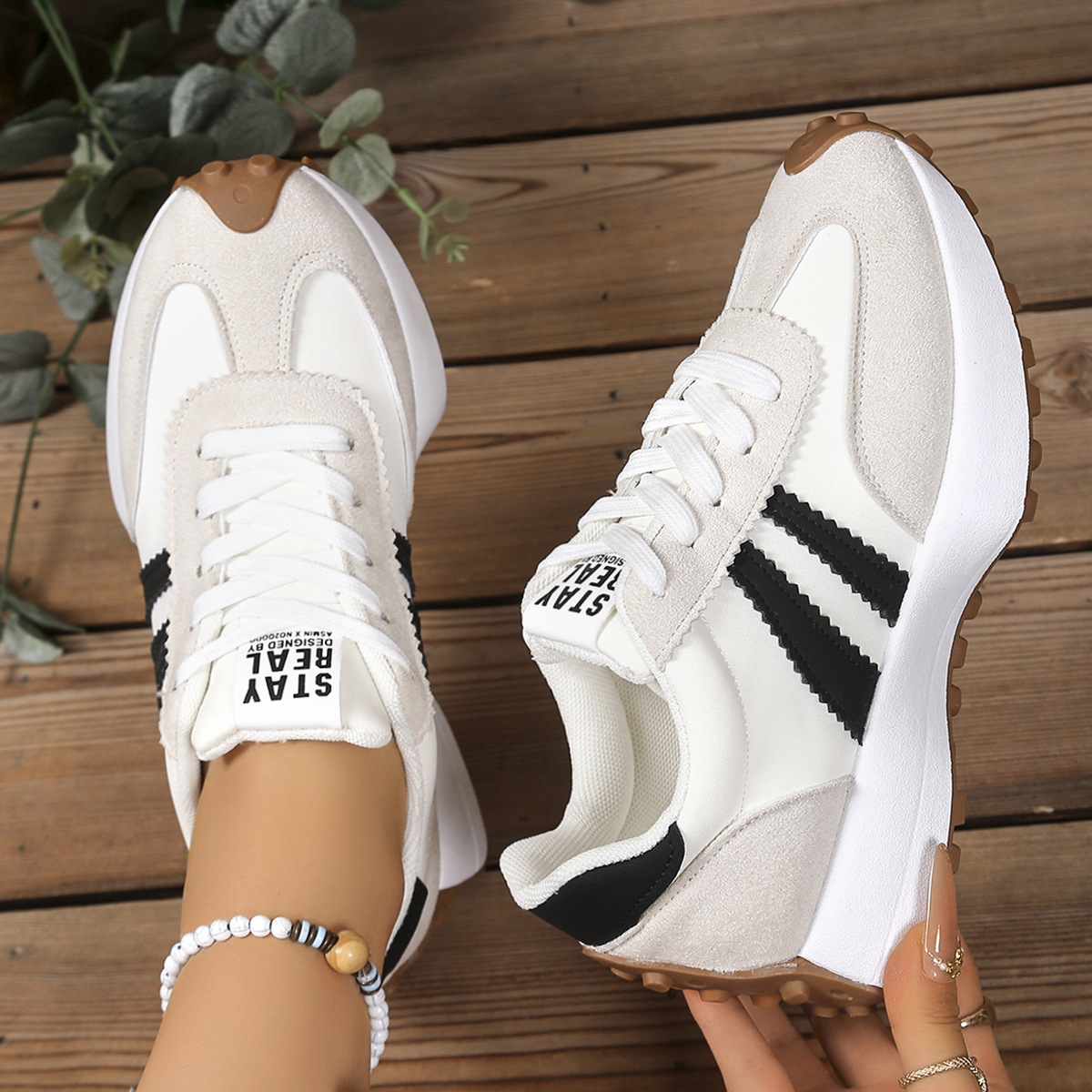 Influencer-style Chunky-soled Casual Sports Shoes For Students Koalakits36