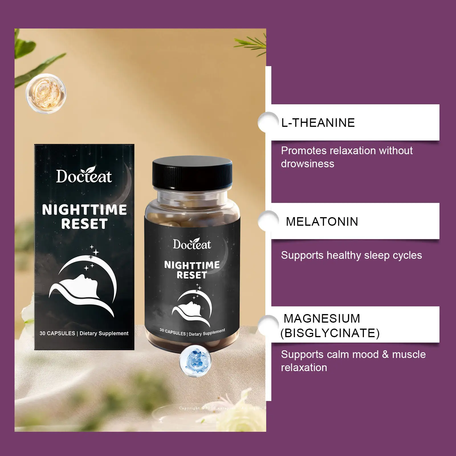 Nighttime Sleep Support Capsules