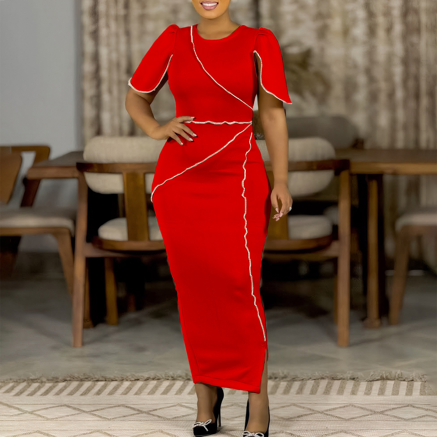 Elegant Banquet Formal Long Dress Africa