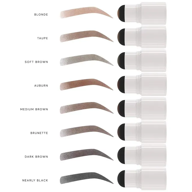 Double headed Repair Sculpting Contour Powder Eyebrow Powder Hairline Eyebrow Powder Suit Double Ended Eyebrow Pencil - Shop at LoveMi