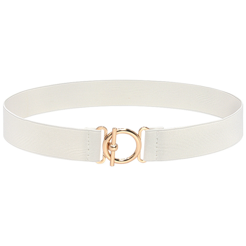 Gold Buckle White