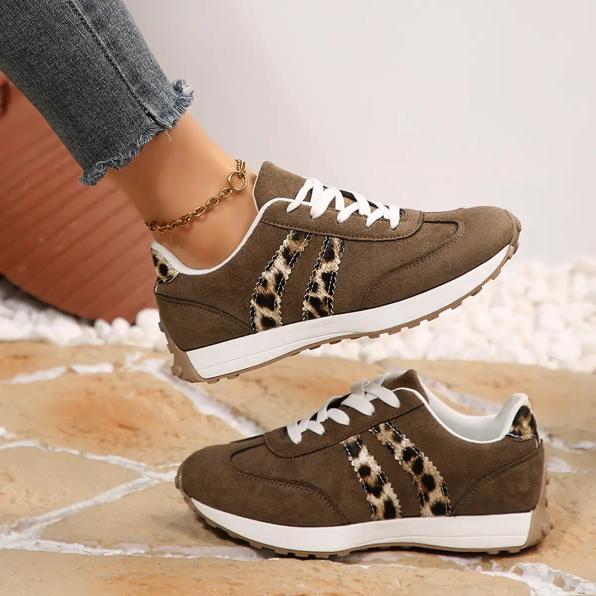 New Chunky-soled Casual Shoes Retro Sneakers