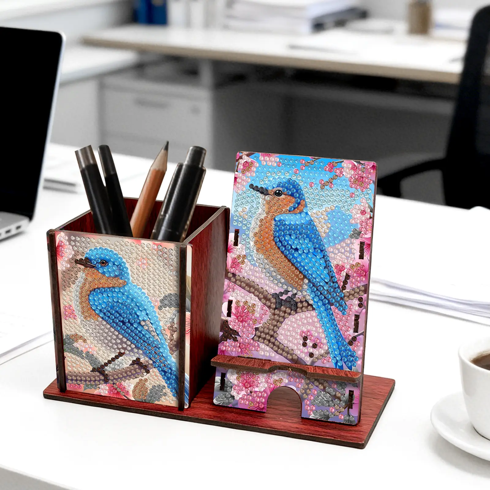 Diamond Painting Office Desk Decor Storage Mandala Pattern Ornament