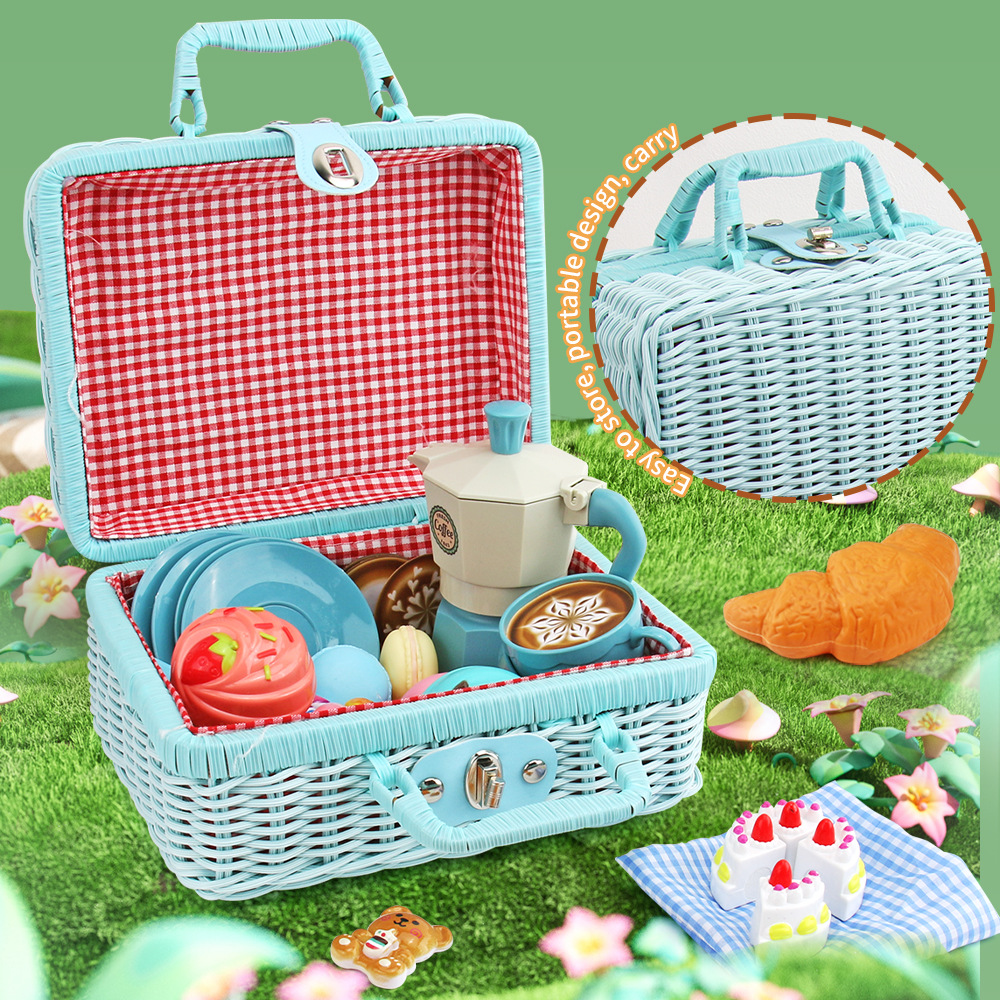 Kids Pretend Play Outdoor Picnic Toy Set