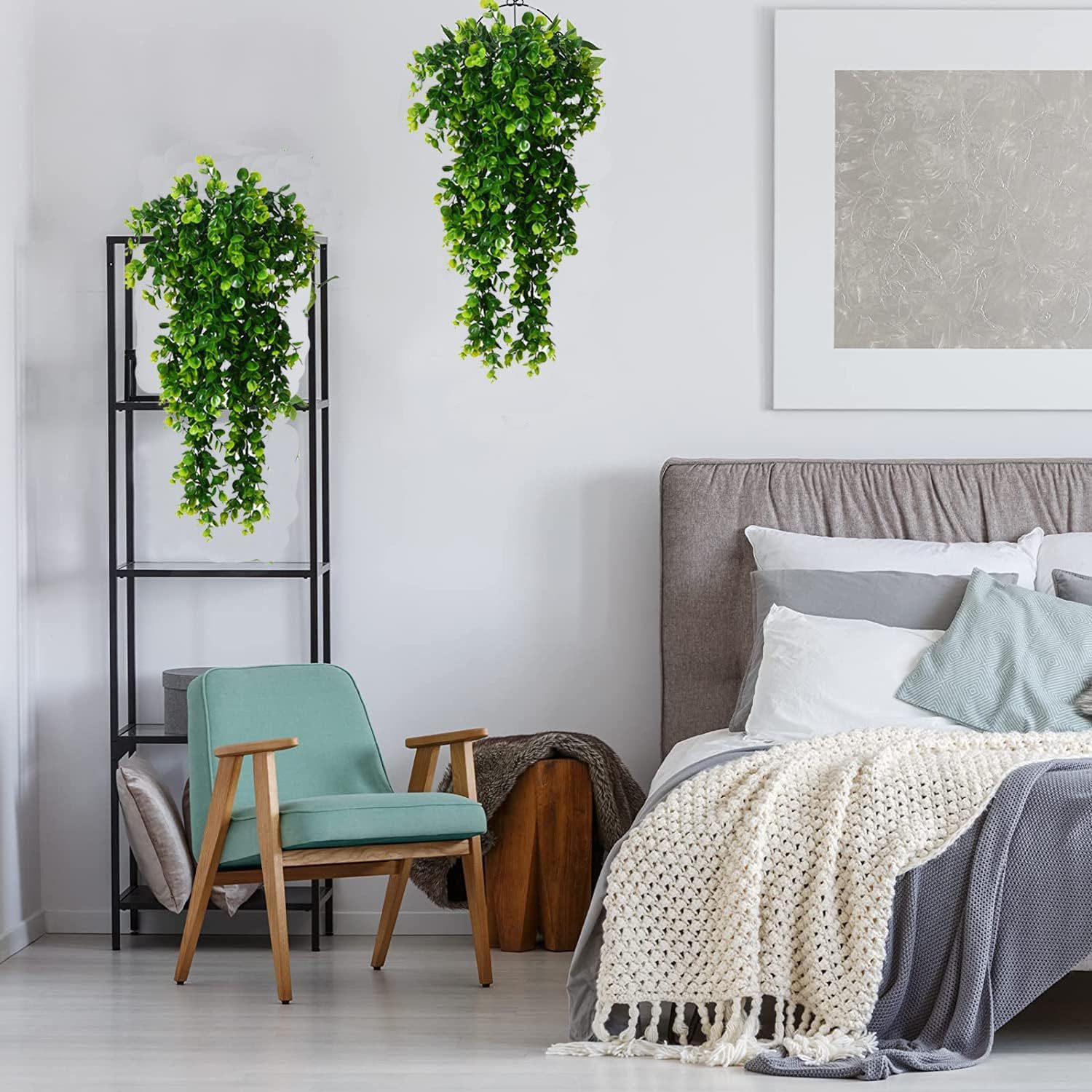 Title 1, Eucalyptus Wall Hanging Simulation Green Plant ...