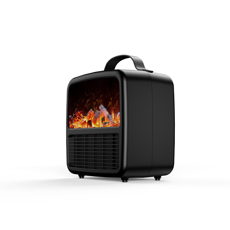 Radiateur Soufflant Effet Flamme 3D — Chauffage Décoratif