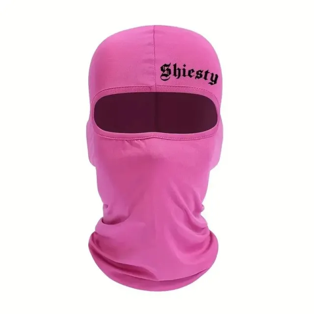 Sun protective Face Mask For Men Summer Ice silk Sunshade Neck Gaiter Rose Red - Shop at LoveMi