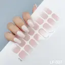 Manicure Full Stickers Solid Color 16 Small Stickers European And American Simple Nails view 28