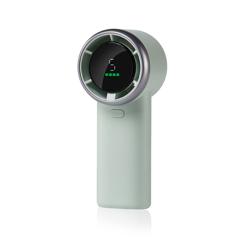 Handheld High-speed Turbine Fan Outdoor Cooling Portable Violent Wind USB Batter - Picture 12 of 13