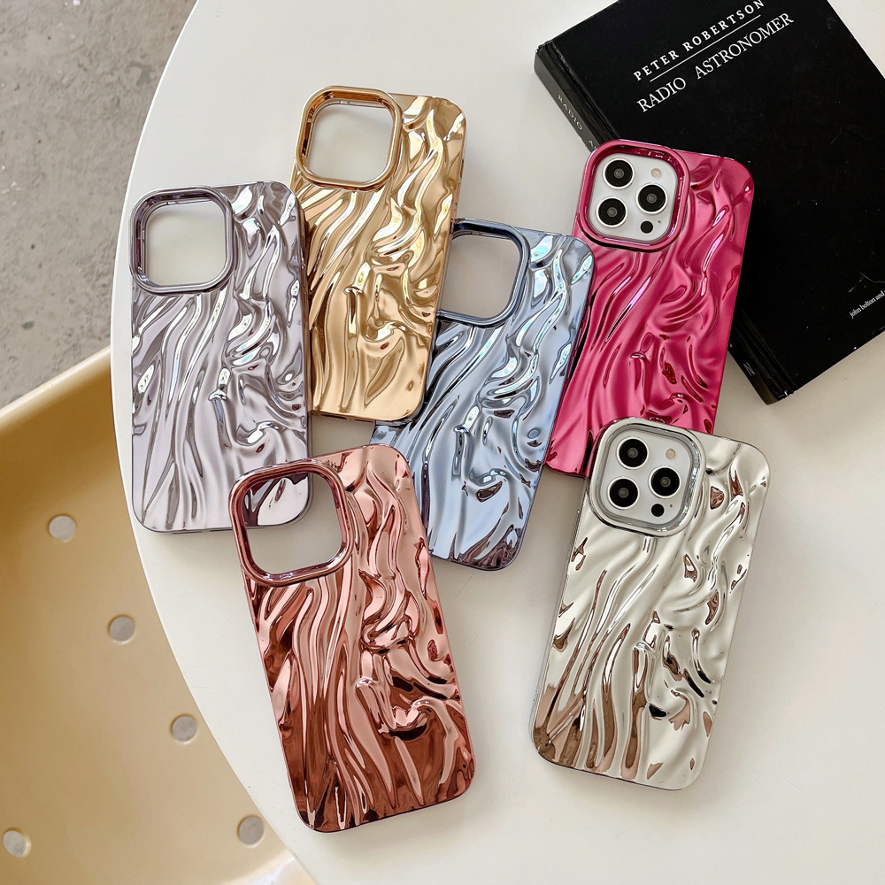 Three-dimensional Pleated Pattern Soft Phone Case - Image 20