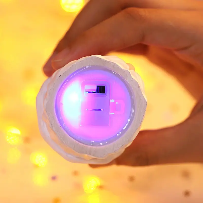 Cute Christmas Crystal Ball Ornament Resin Craft