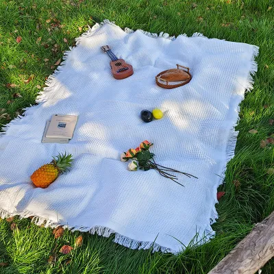Picnic Mat Linen Tablecloth Cover Blanket