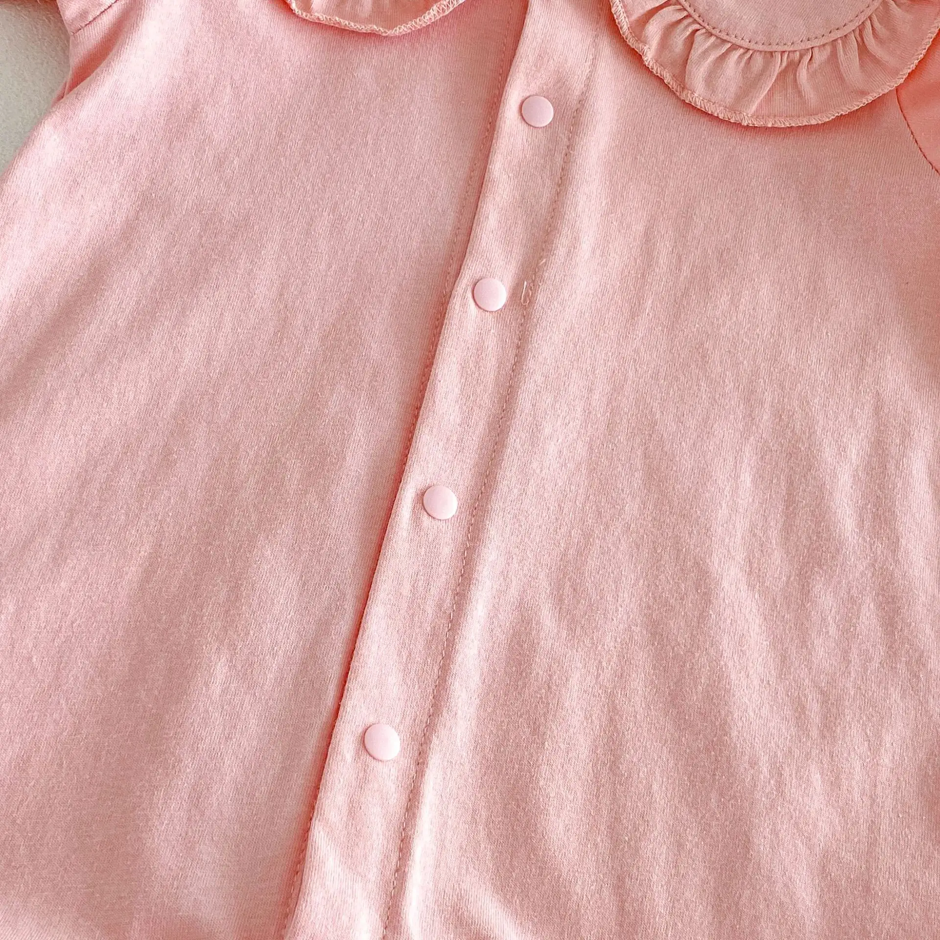 Short-sleeve Shirt Bodysuit For Babies