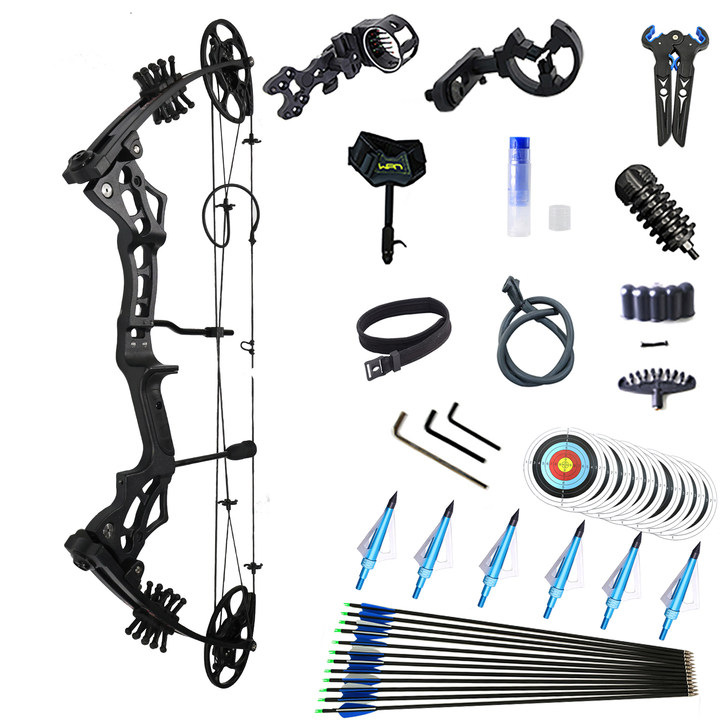 Outdoor Shooting And Archery Metal Mechanical Bow With Adjustable Poundage