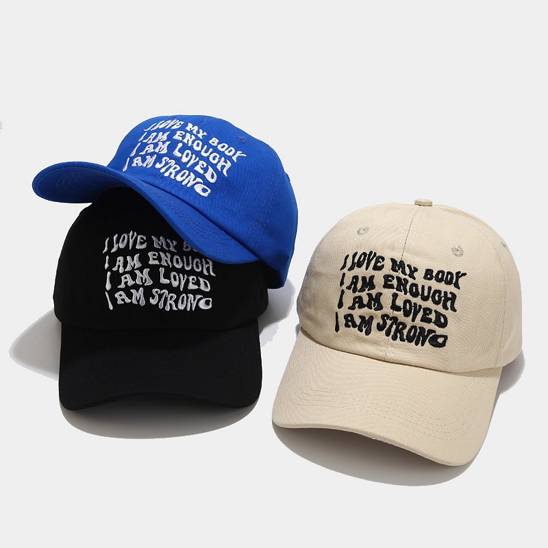 Fashion Baseball Cap For Women In Four Seasons Outdoor Casual Peaked Cap Face-looking Small Embroidered Letters Big Head Circumference Hat Men