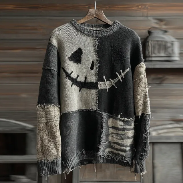 Digital Women's Printed Wear Round Neck Loose Feel Soft Sweater Wy5483 M - Shop at LoveMi