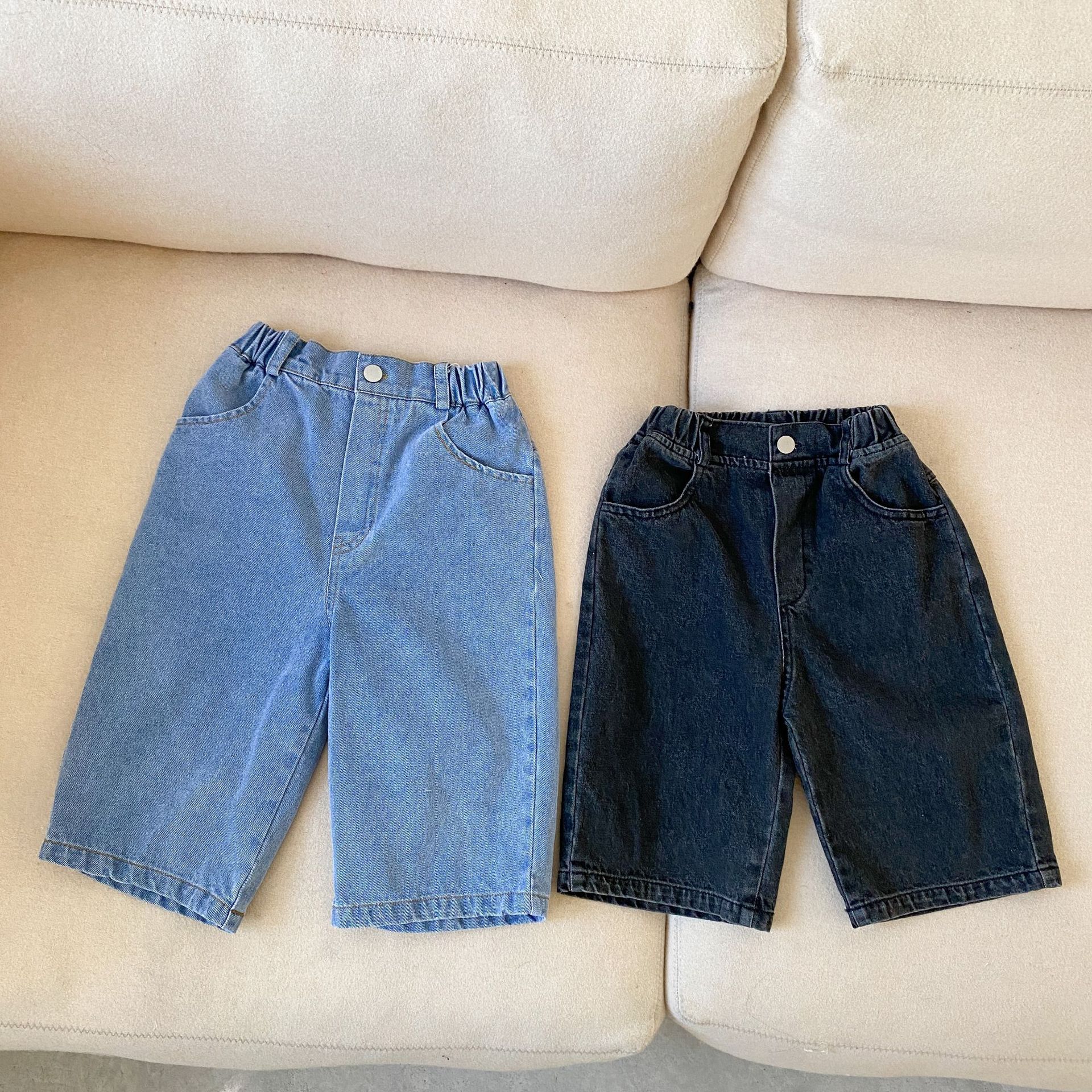 Title 9, Jeans anchos de estilo nuevo para niños, cómodo...