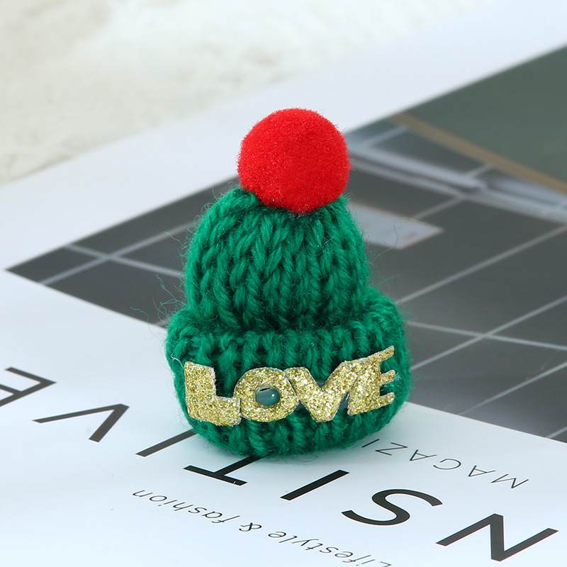 Love Woolen Cap Green