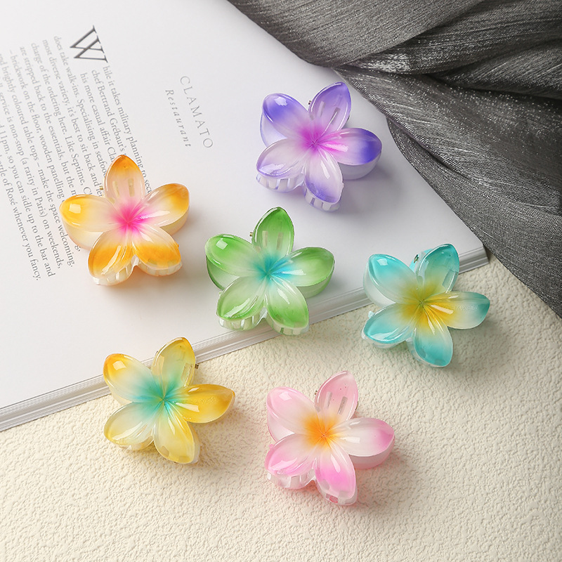 Title 4, 4cm Bauhinia Small Hair Grabbing Clip Simple Pl...