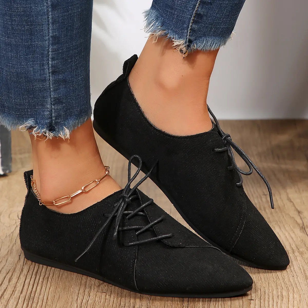 Four-season Low-cut Pumps For Wome Casual Suede