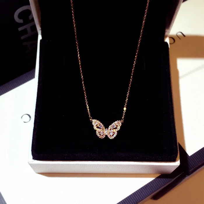 Title 6, Temperament Butterfly Pendant Necklace