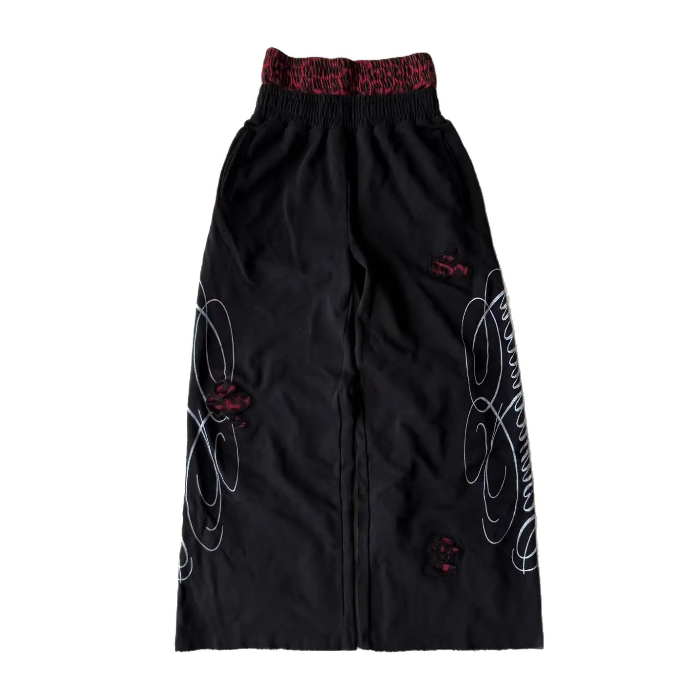 Y2K Double Waistband Sweatpants detail
