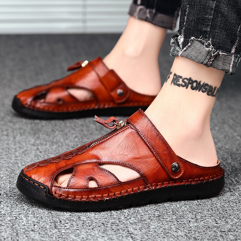 Mens Casual Trendy Versatile Beach Sandals