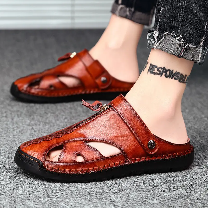 Mens Casual Trendy Versatile Beach Sandals