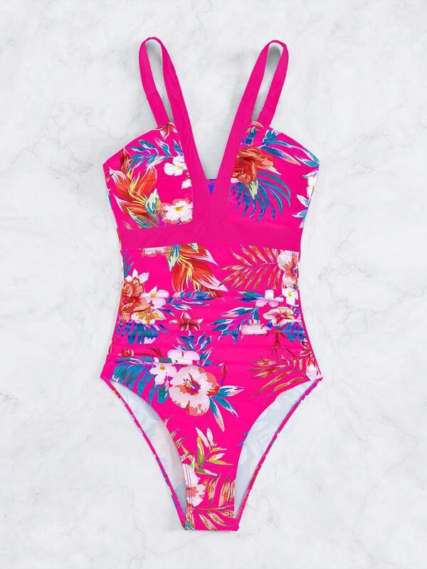 Women's Floral Bikini One-piece Swimsuit - Image 7