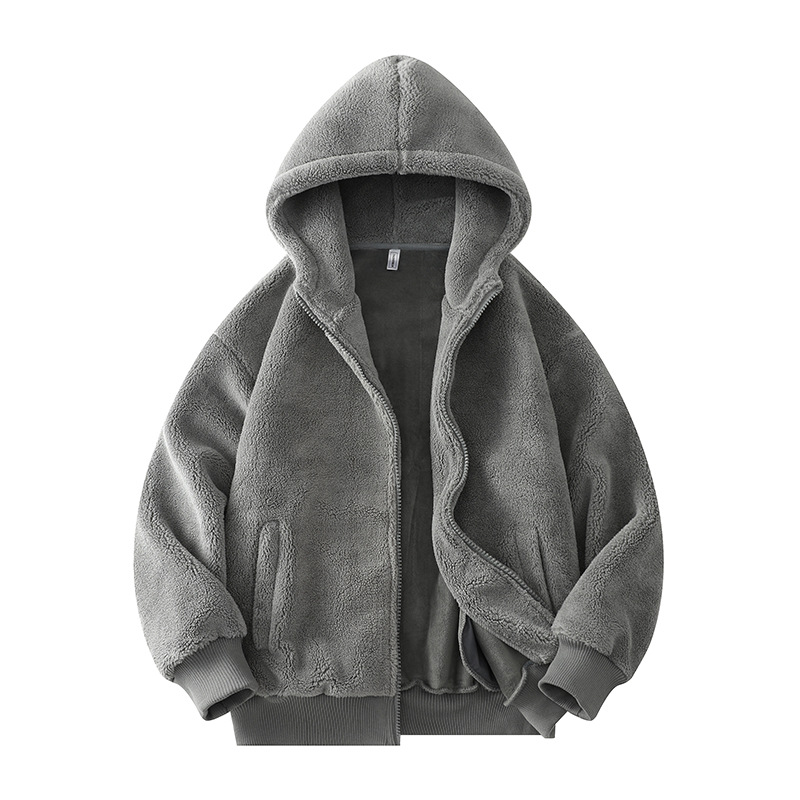 Women's Casual Fleece Cardigan Zip-Up Jacket