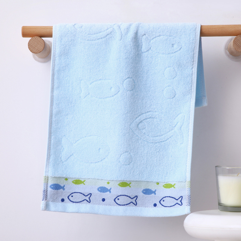 Children's Towel Home Soft Cartoon Face Towel Pure Cotton