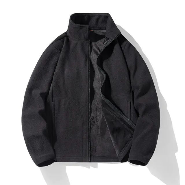 Color Matching Polar Fleece Liner Fleece lined Thickened Inner Wear Lining Coat Black - Shop at LoveMi