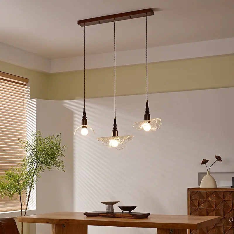 Retro Glass Balcony Aisle Restaurant Small Pendant