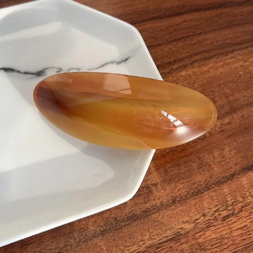 Oval Hairpin Half Tie Hair Clips Hair Accessories Back Head Hairpin Headwear Spring Clip Top - Amber