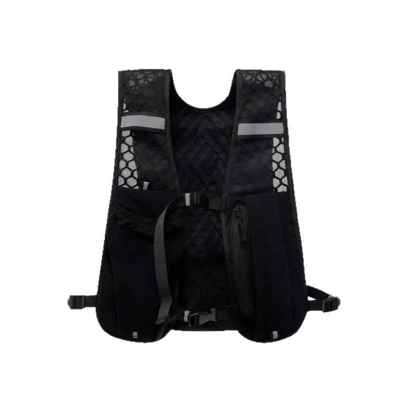 Hiking Backpack Carpetbag Vest Jacket - Black