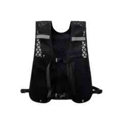 Hiking Backpack Carpetbag Vest Jacket - Black - View 1