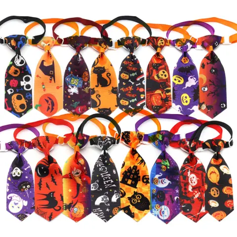 Pet Halloween Bow Tie and Necktie