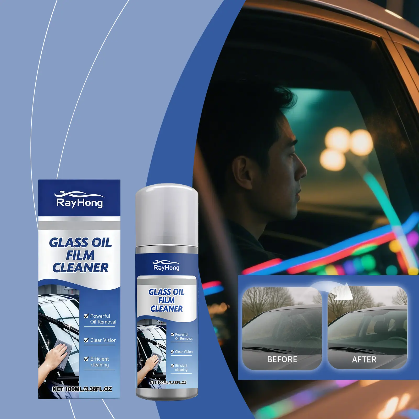 Glass Oil Film Cleaner