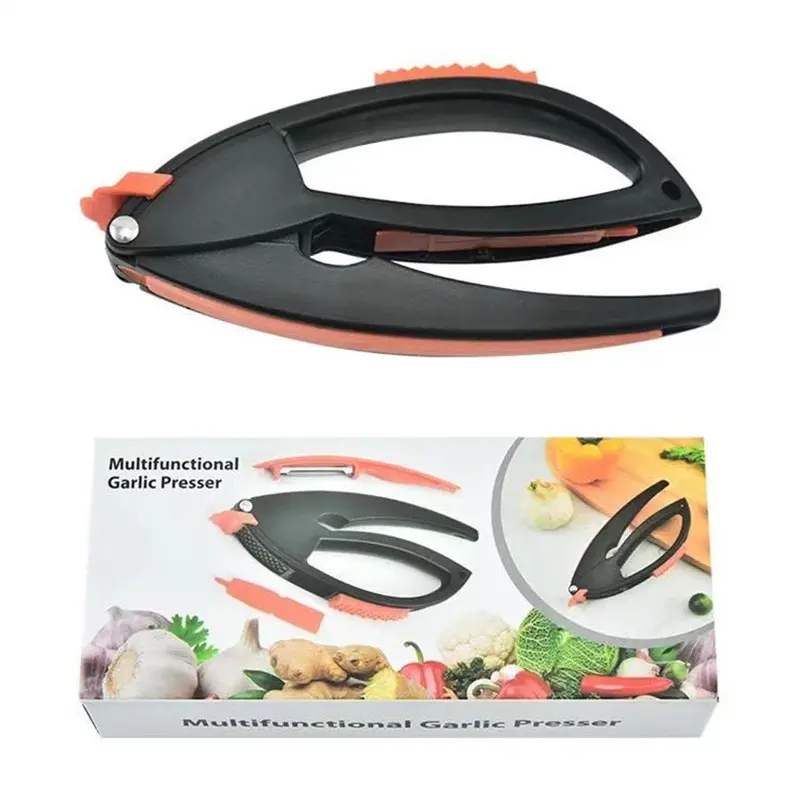 Manual Multifunctional Household Garlic Press Set Kitchen