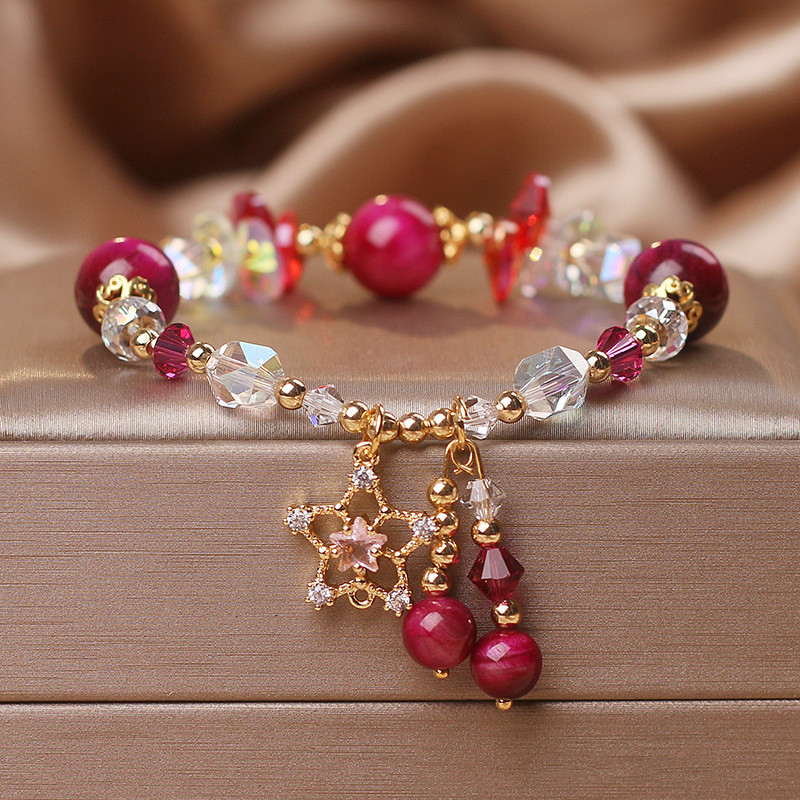 Ins Special-interest Design Tigereye Crystal Bracelet