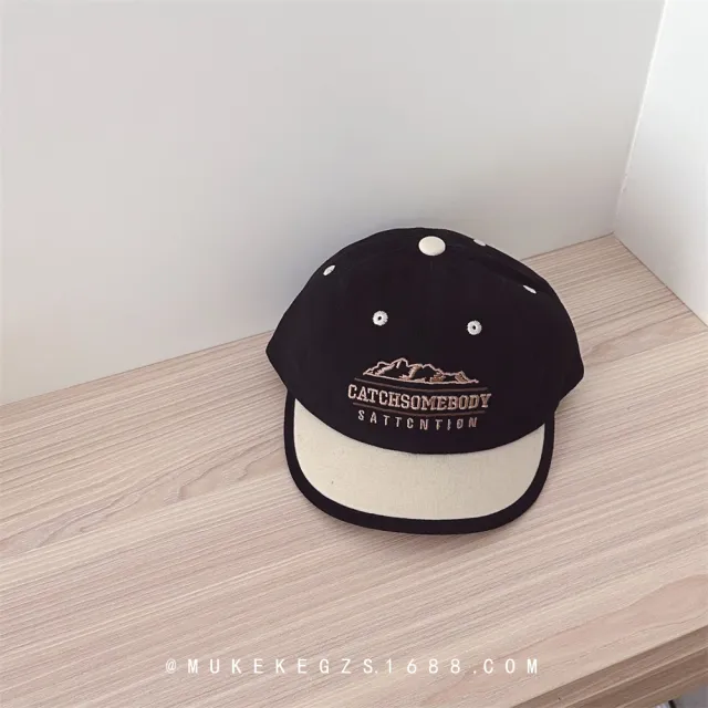 Parent Child Children's Baseball Cap Embroidery Fashion Black - Shop at LoveMi
