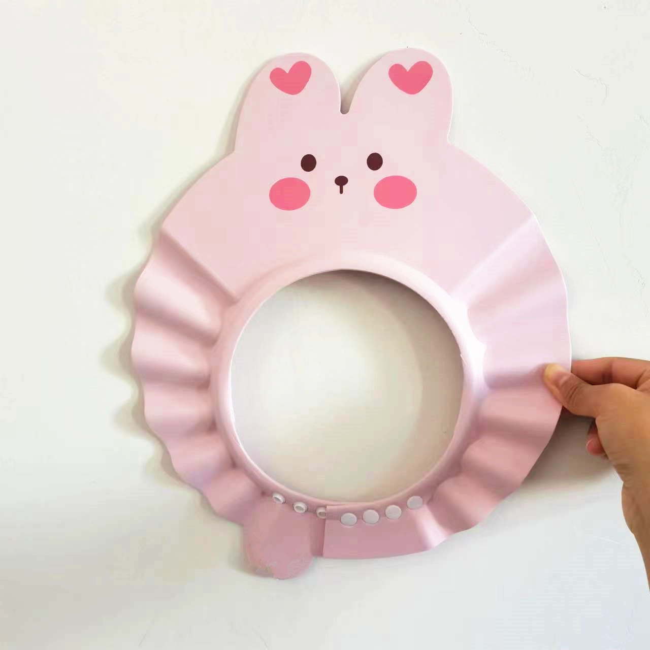 Baby Hair-Washing Cartoon Little Bear Water-Blocking Ear-Protection Shower Cap 4