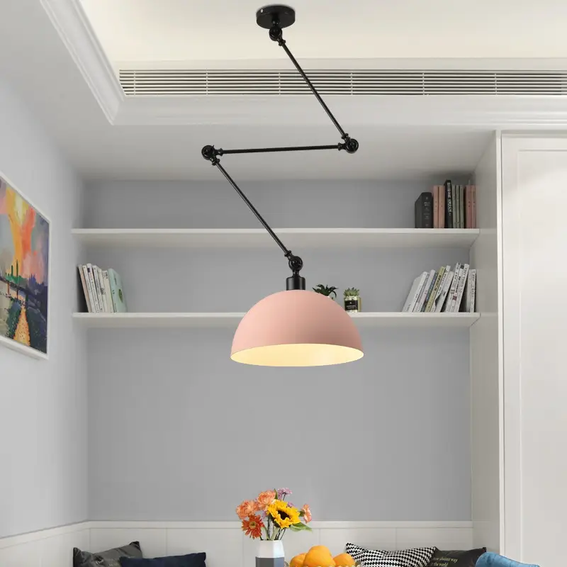 Simple And Adjustable Lamp Creative Dining Room Bedroom Collapsible Chandelier