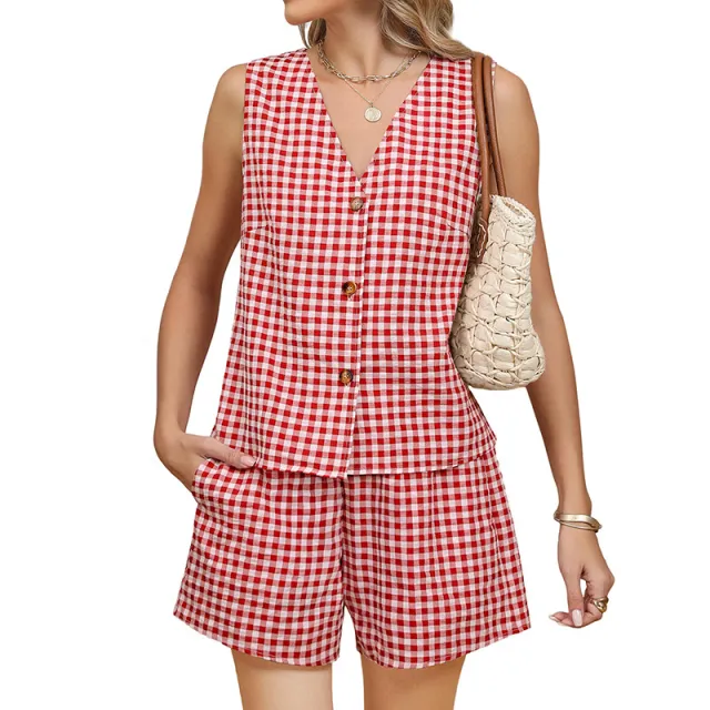 European And American Two piece Set Red - Shop at LoveMi