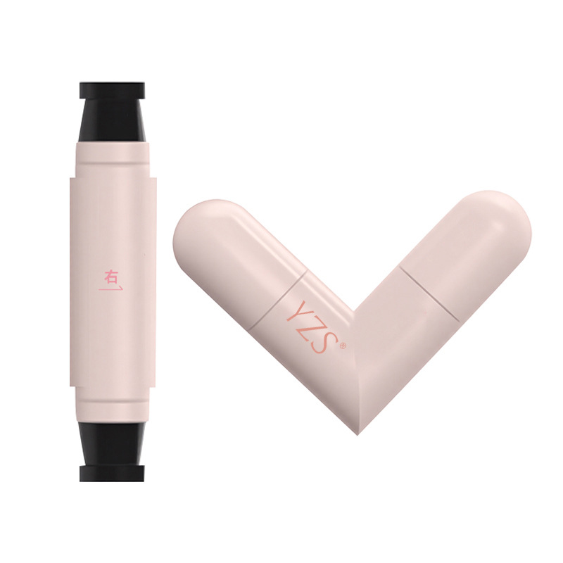 Waterproof Not Smudge Precise Outline Natural Long Lasting Integrated Double-headed Eyeliner Stamp Pen 4