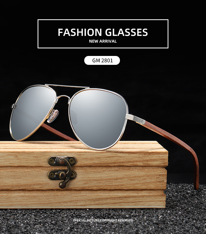 Fashion UV Protection Bamboo Sunglasses - Women's Clothing