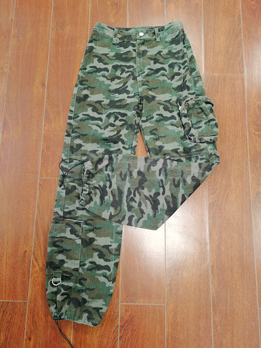 Title 17, Denim Camouflage Cargo Pants Jeans Casual